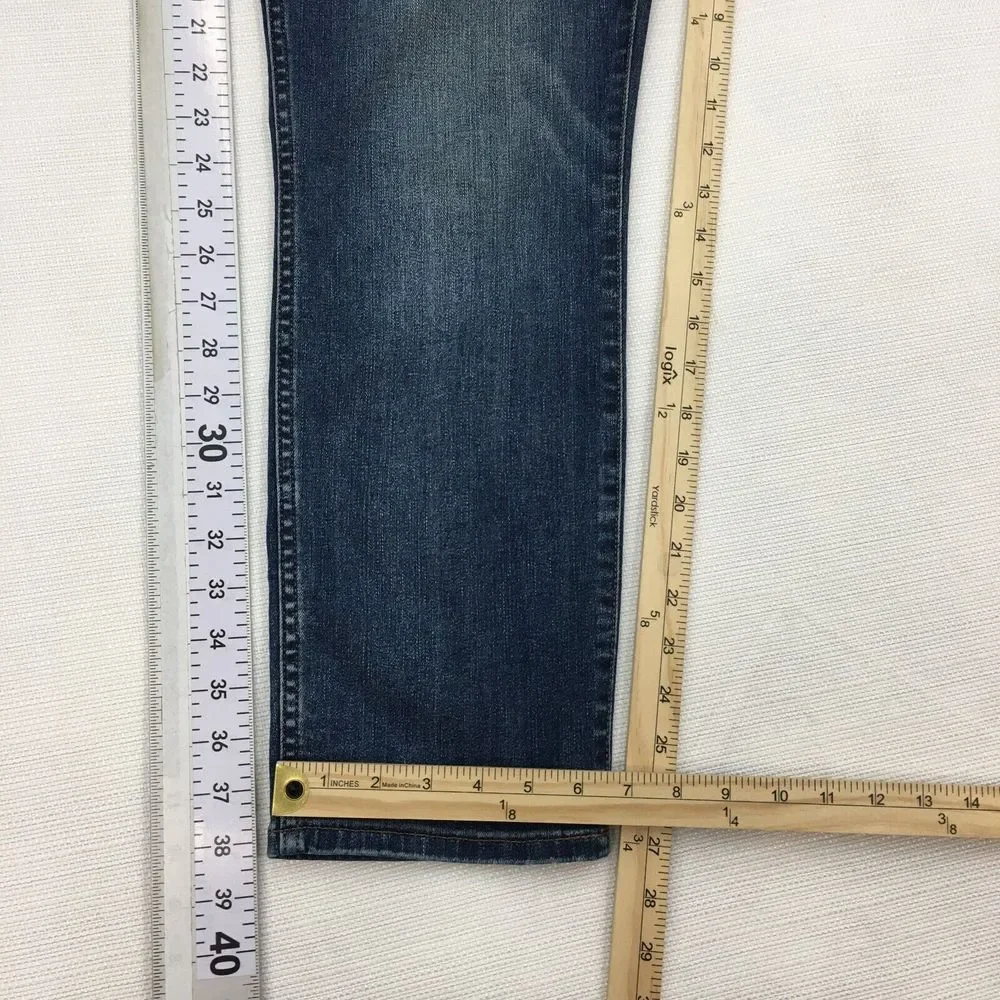 J Crew Vintage Slim Straight Denim jeans‎ Mens 30x27 Cotton Blend Stretch